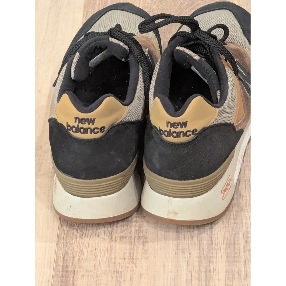 New Balance 577 M577COB Made in England Men's 14 D Brown Black Suede Sneakers